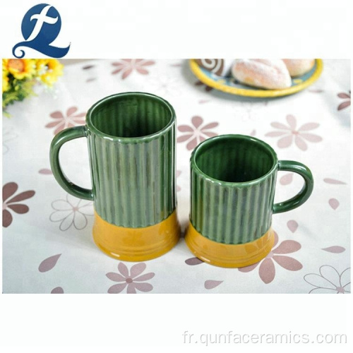 Tasse en céramique de tasses de thé de café imprimées par coutume en gros